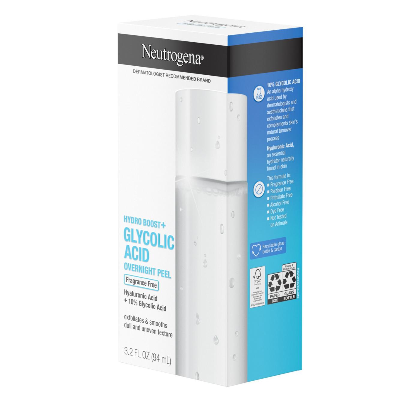 Neutrogena Hydro Boost + Glycolic Acid Overnight Peel; image 5 of 6