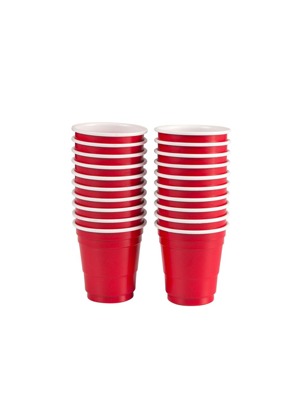 Houdini by Rabbit Disposable Mini Shot Glasses Red, 20 Pk Shop Bar