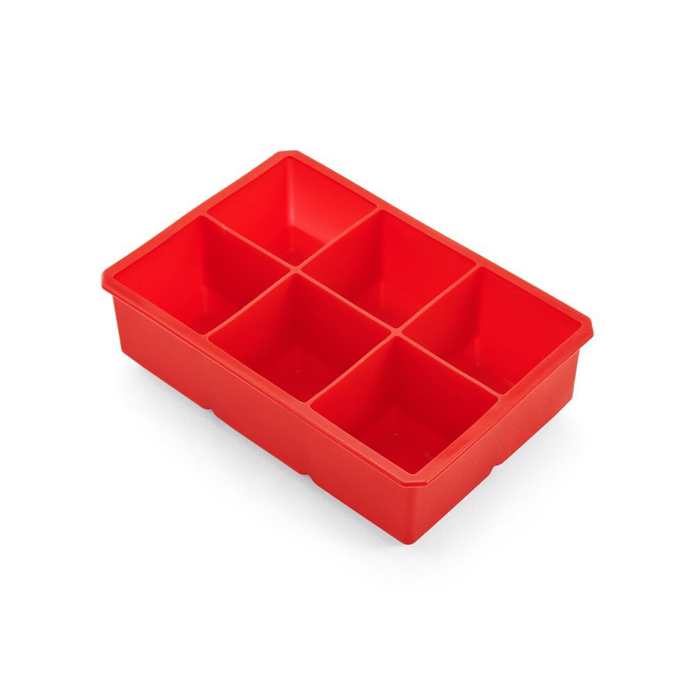 Houdini by Rabbit 6Cavity Silicone Ice Cube Trays Red Shop Bar