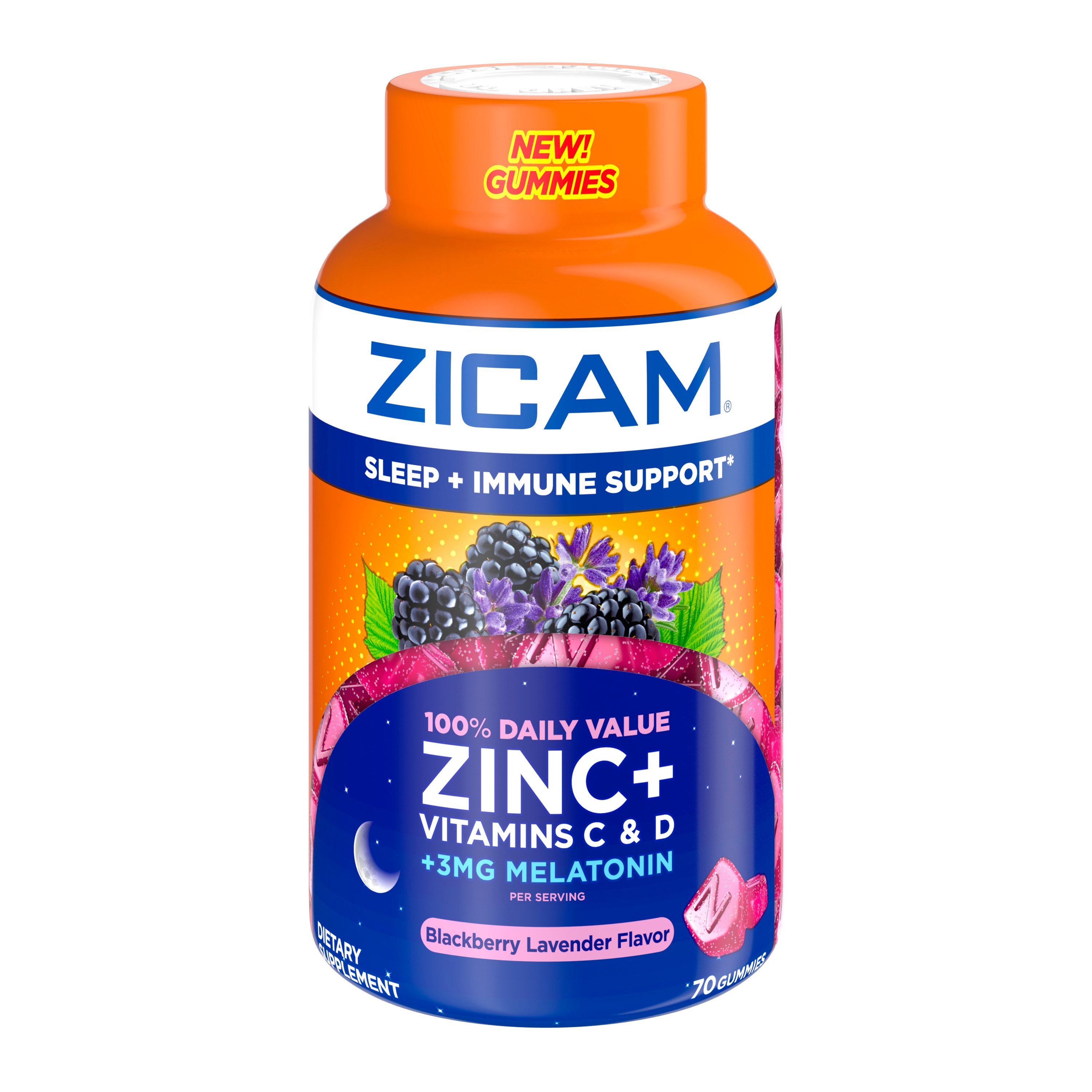 Zicam Sleep + Immune Support Gummies - Blackberry Lavender - Shop