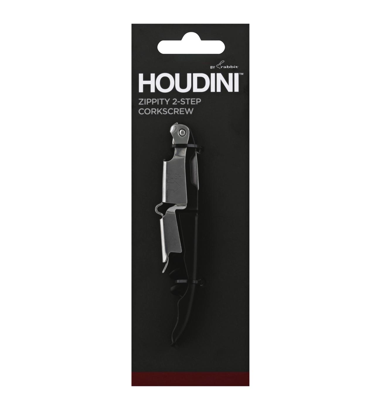 Houdini Zippity 2 Step Corkscrew Shop Bar Tools at HEB