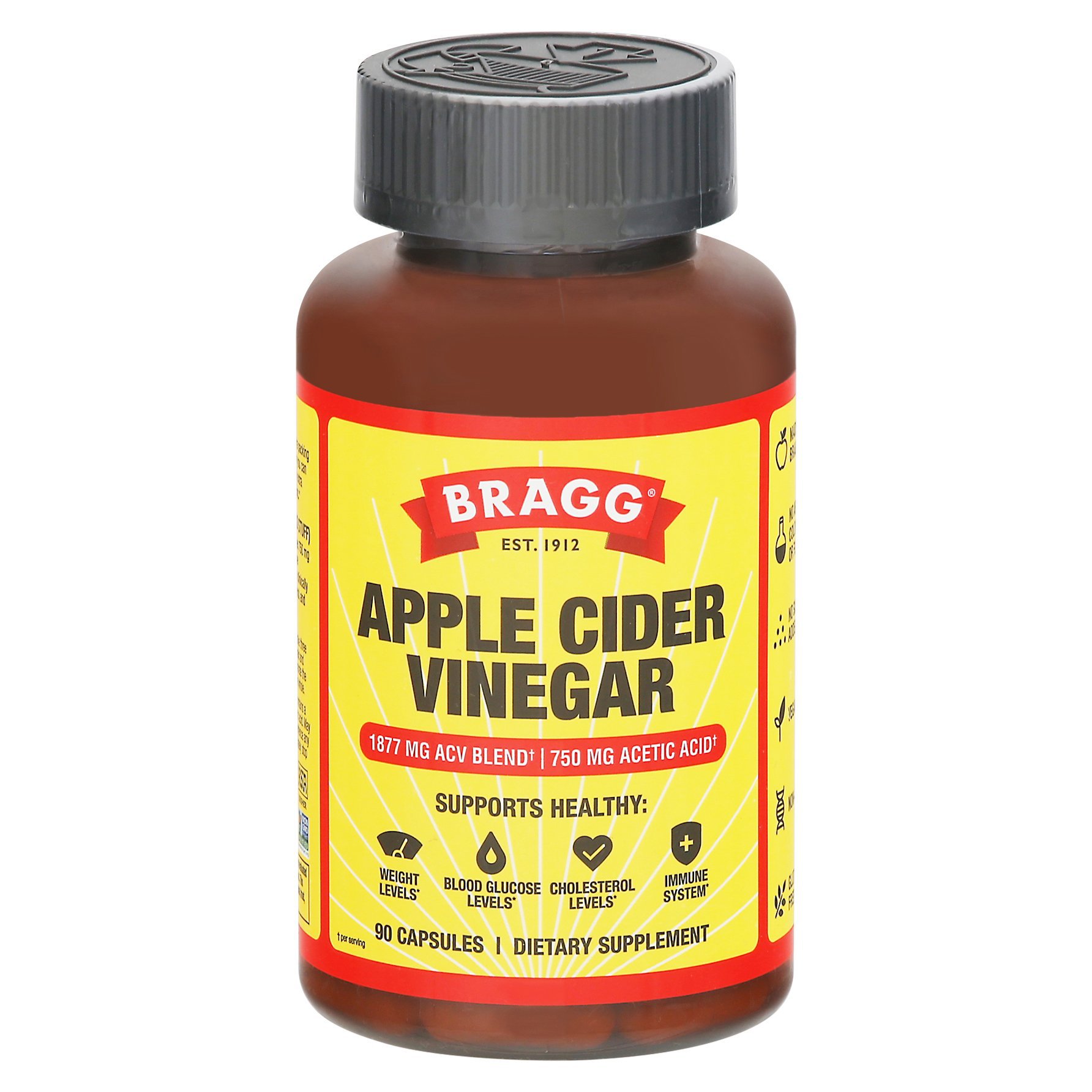 Bragg Apple Cider Vinegar Capsules Shop Herbs & homeopathy at HEB