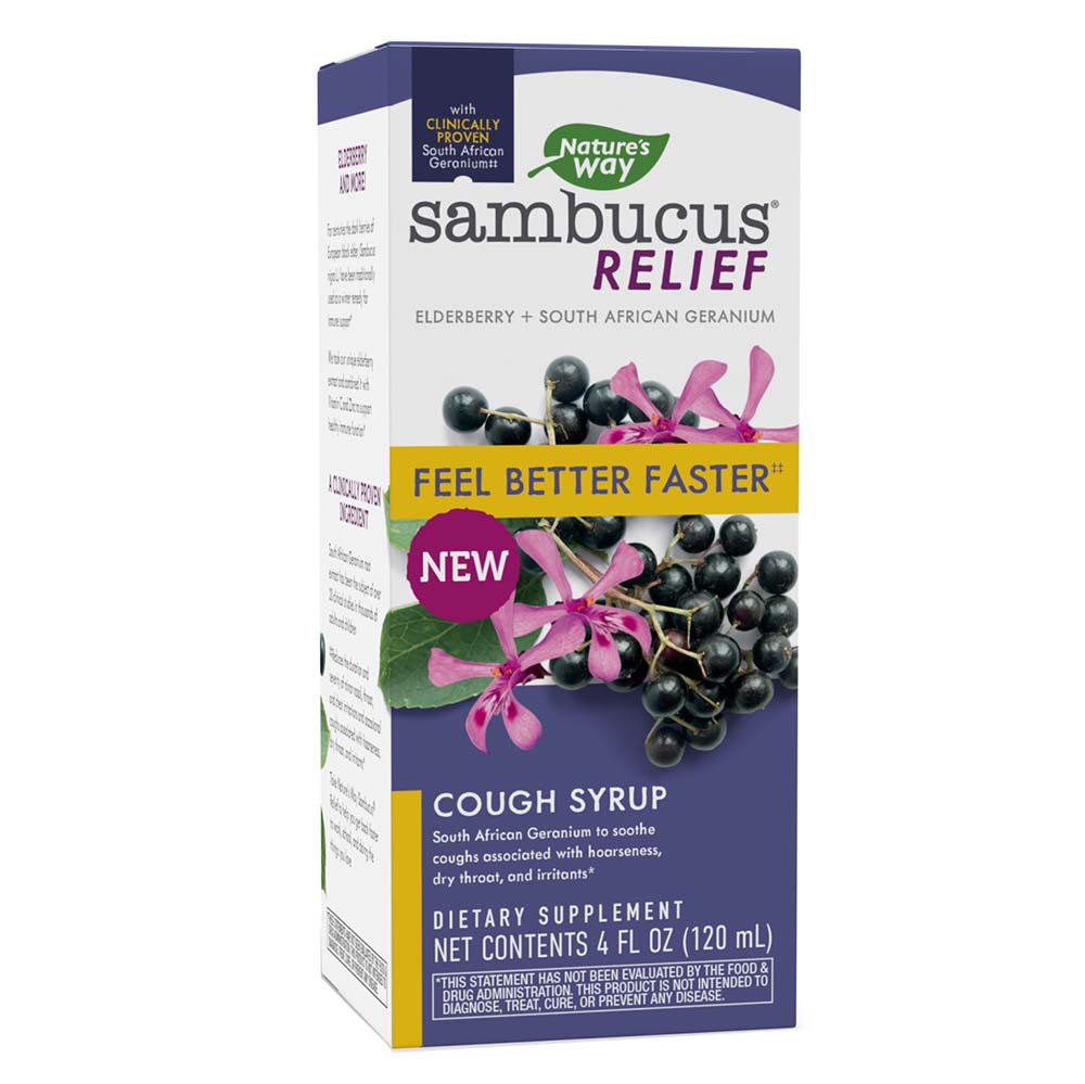 Nature's Way Sambucus Relief Cough Syrup - Shop Vitamins A-Z at H-E-B