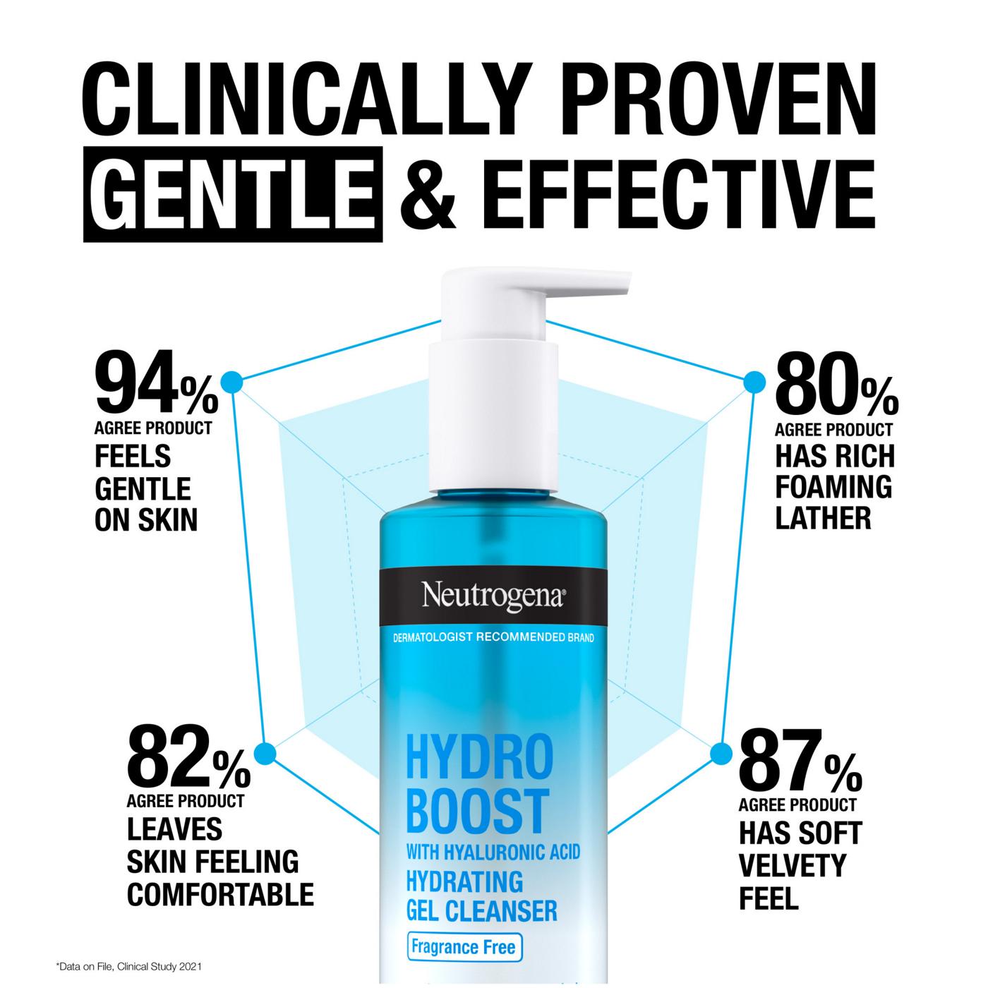 Neutrogena Hydro Boost Hydrating Gel Cleanser; image 3 of 8