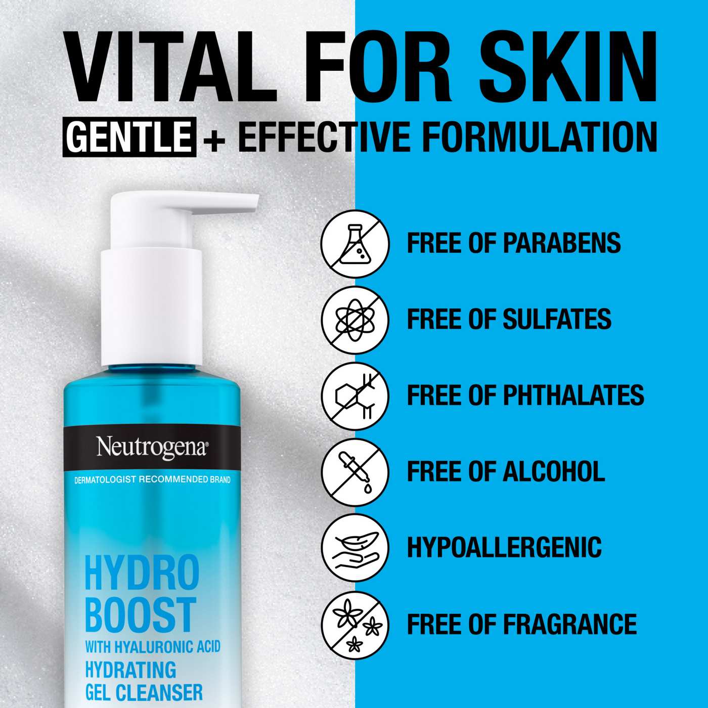 Neutrogena Hydro Boost Hydrating Gel Cleanser; image 5 of 8