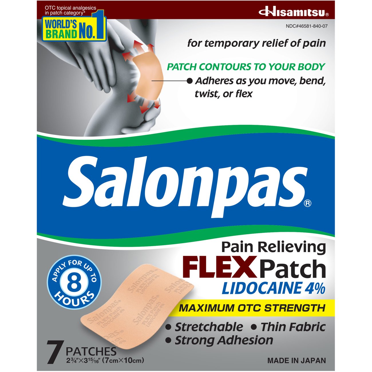 Salonpas Pain Relieving Flex Patch Maximum Strength Shop Muscle
