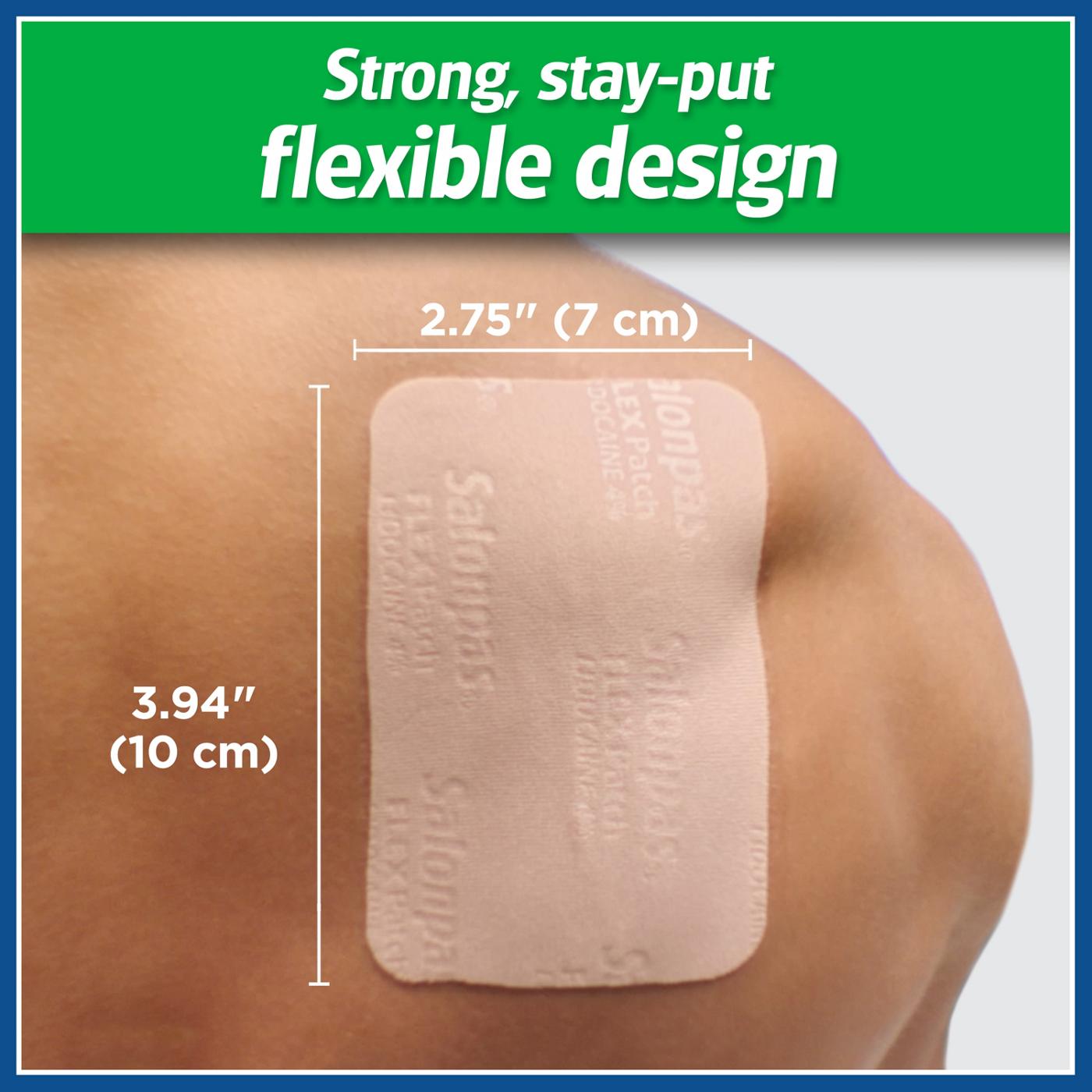 Salonpas Pain Relieving Flex Patch Maximum Strength; image 2 of 6