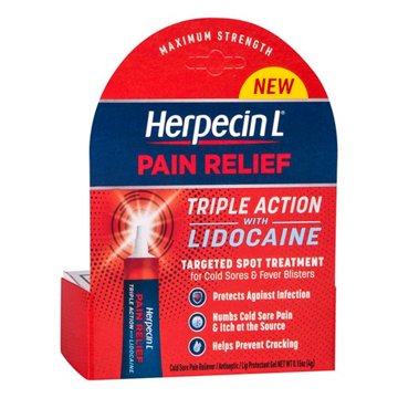 Herpecin L Pain Relief Triple Action with Lidocaine