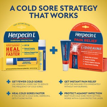 Herpecin L Pain Relief Triple Action with Lidocaine, 0.15 oz