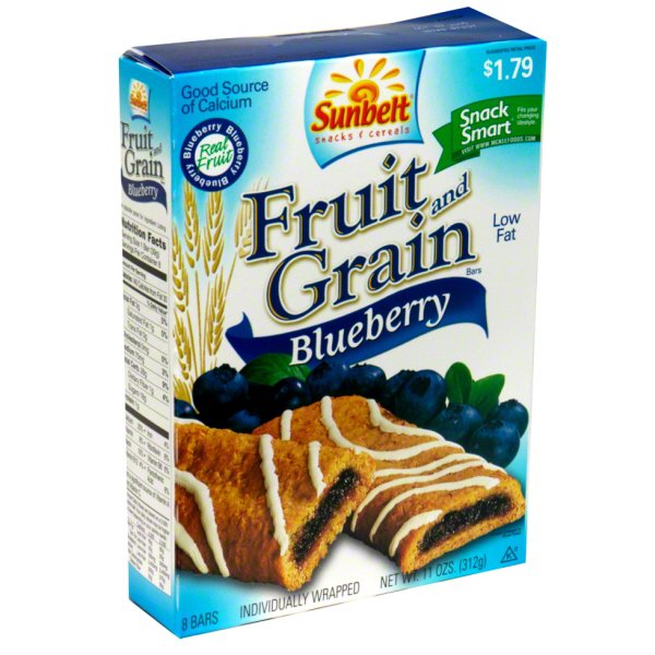 Sunbelt Bakery Blueberry Soft Baked Bars Shop Granola & snack bars at