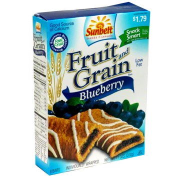Sunbelt Bakery Blueberry Soft Baked Bars