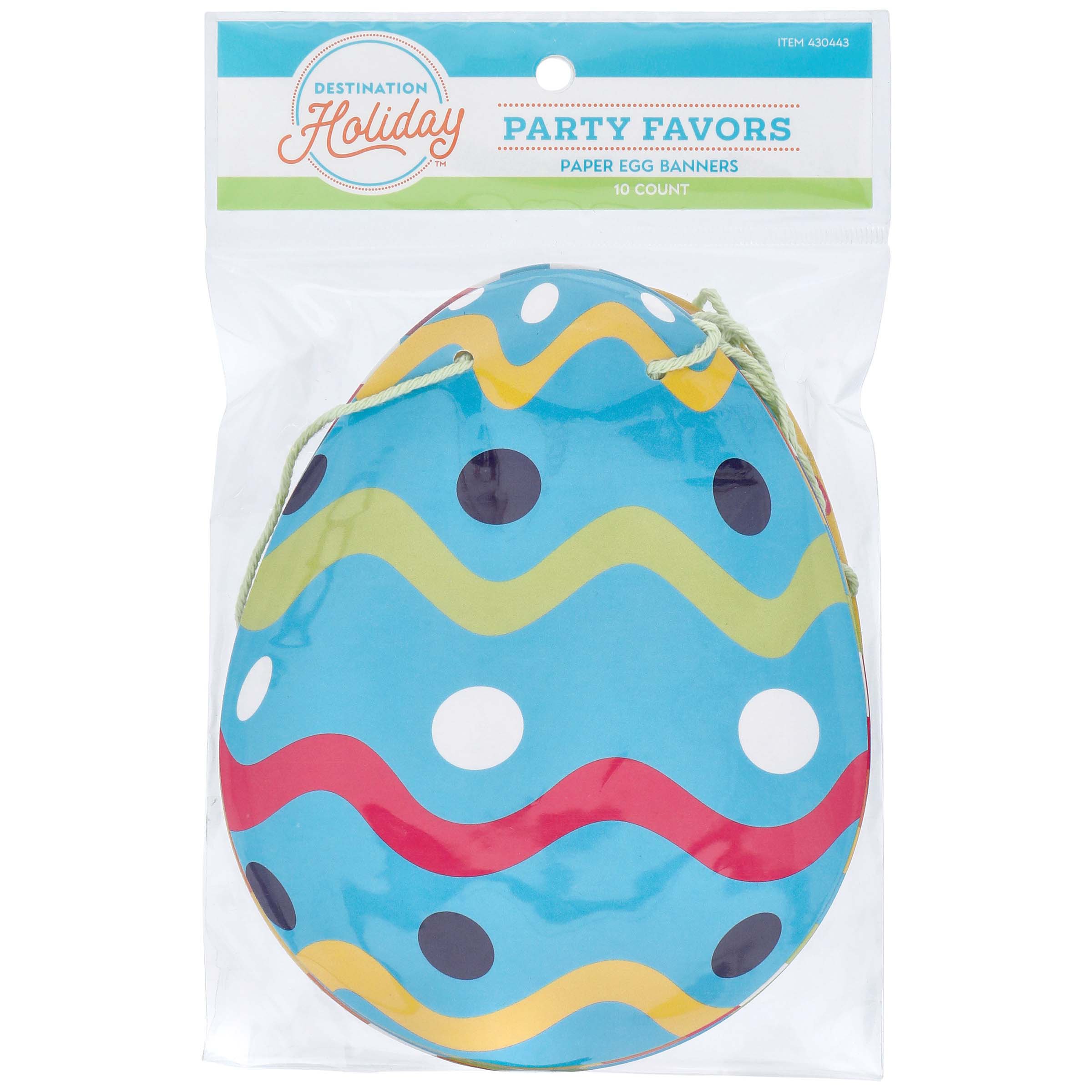 Destination Holiday Paper Easter Egg Banners Shop Party decor at HEB