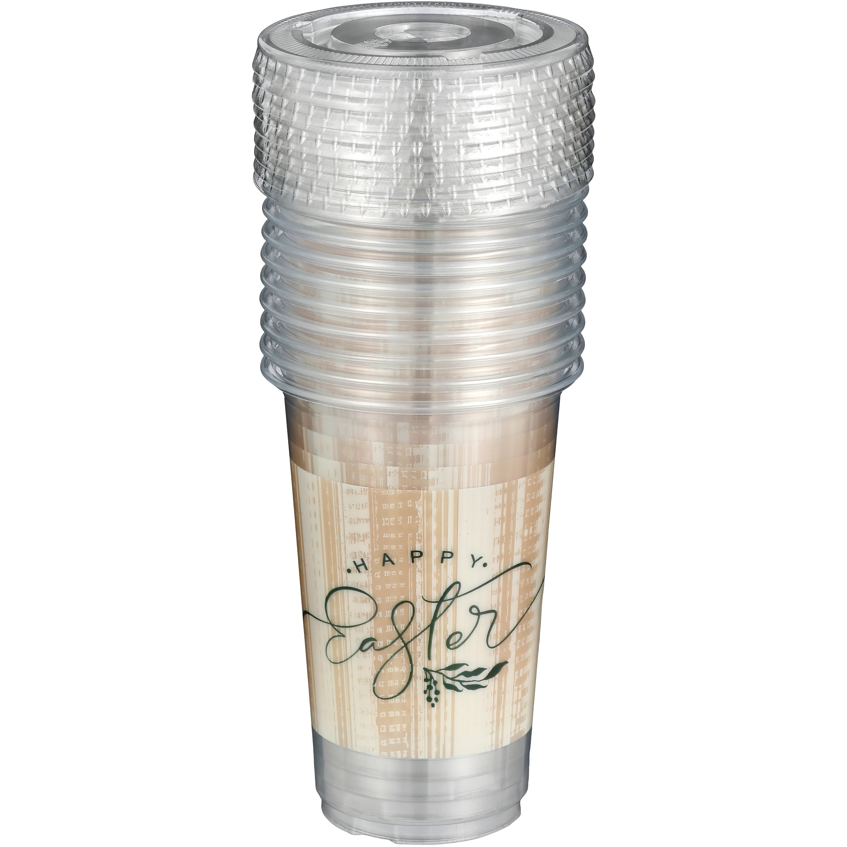 Destination Holiday Cottage Bunny Disposable Happy Easter Party Cups