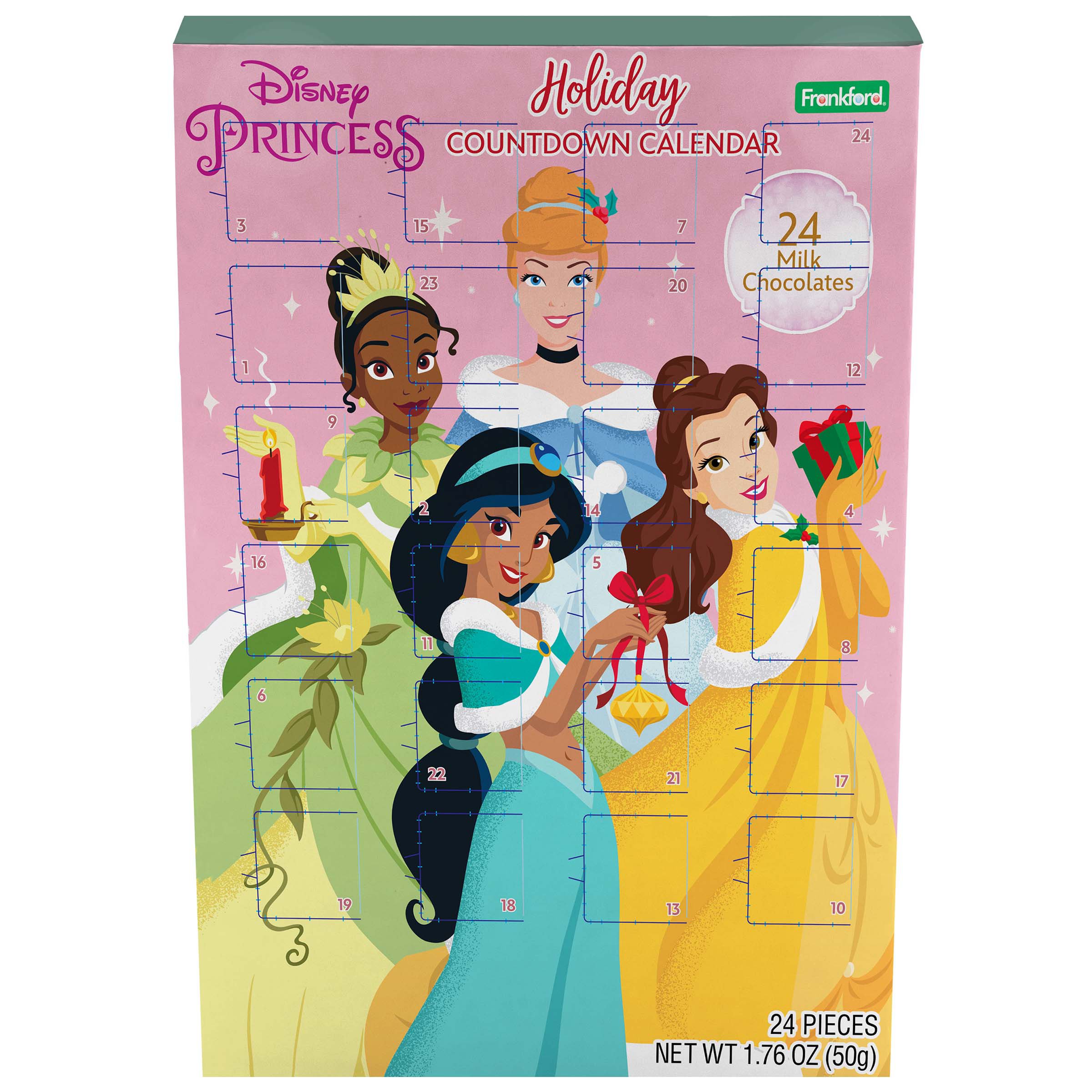 Frankford Disney Princess Holiday Advent Calendar Shop Candy at HEB
