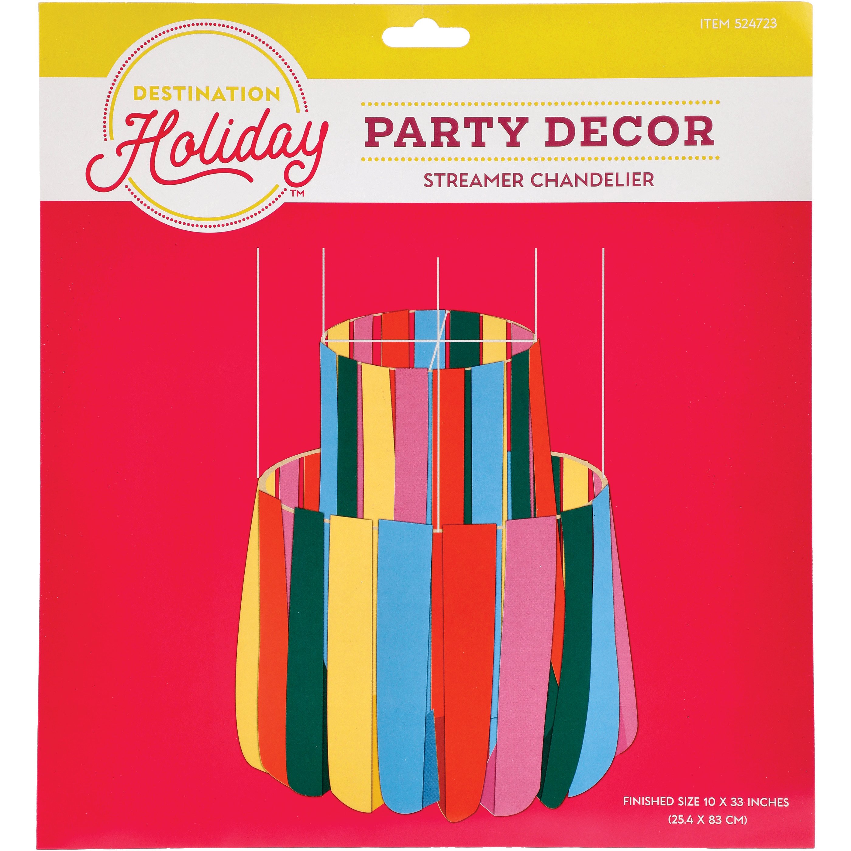 Destination Holiday DIY Fiesta Paper Streamer Chandelier Shop