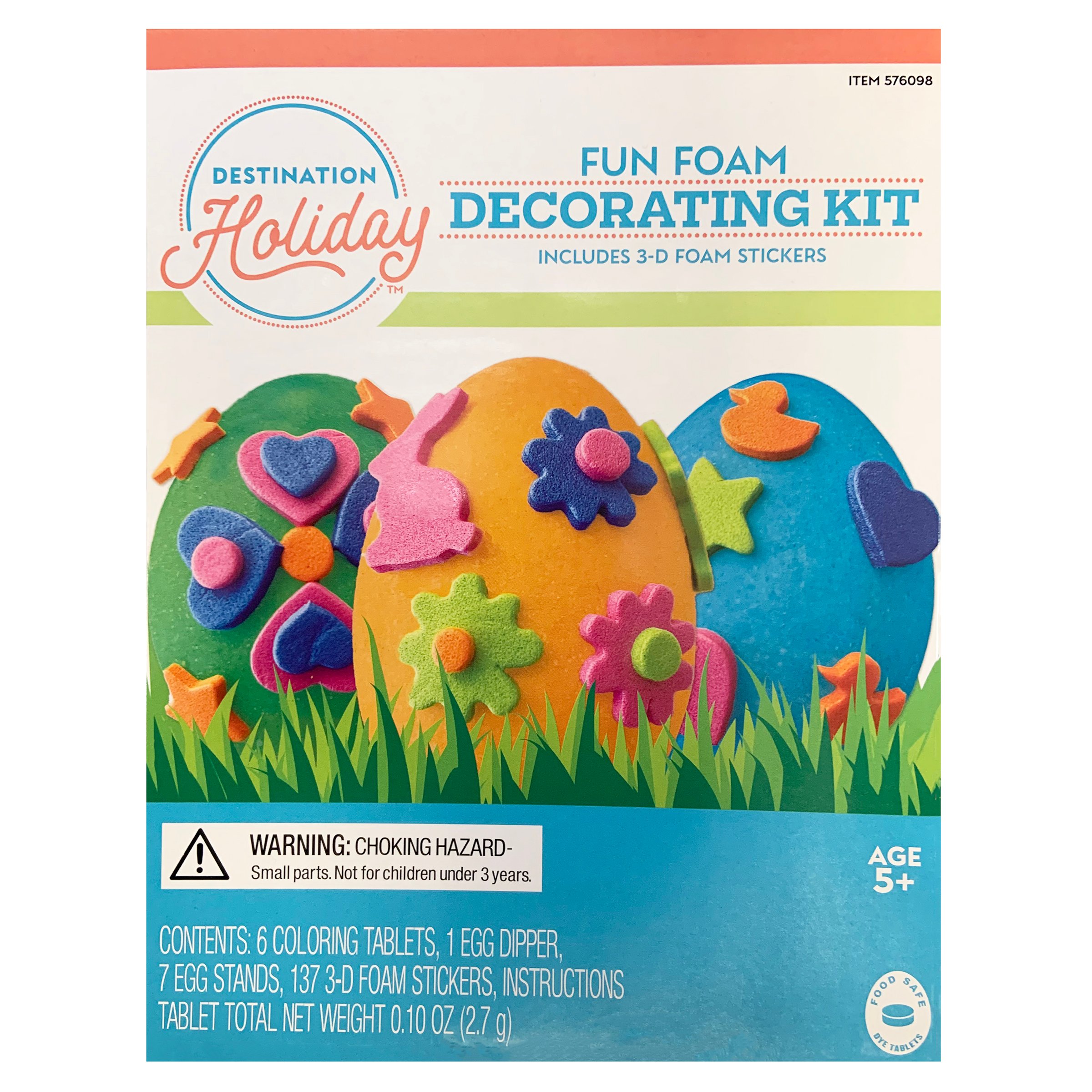 Destination Holiday Fun Foam Easter Egg Decorating Kit Shop Seasonal