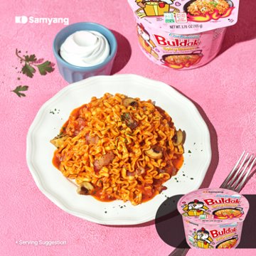 Samyang Buldak Spicy Chicken Carbonara Ramen Instant Soup Big Bowl