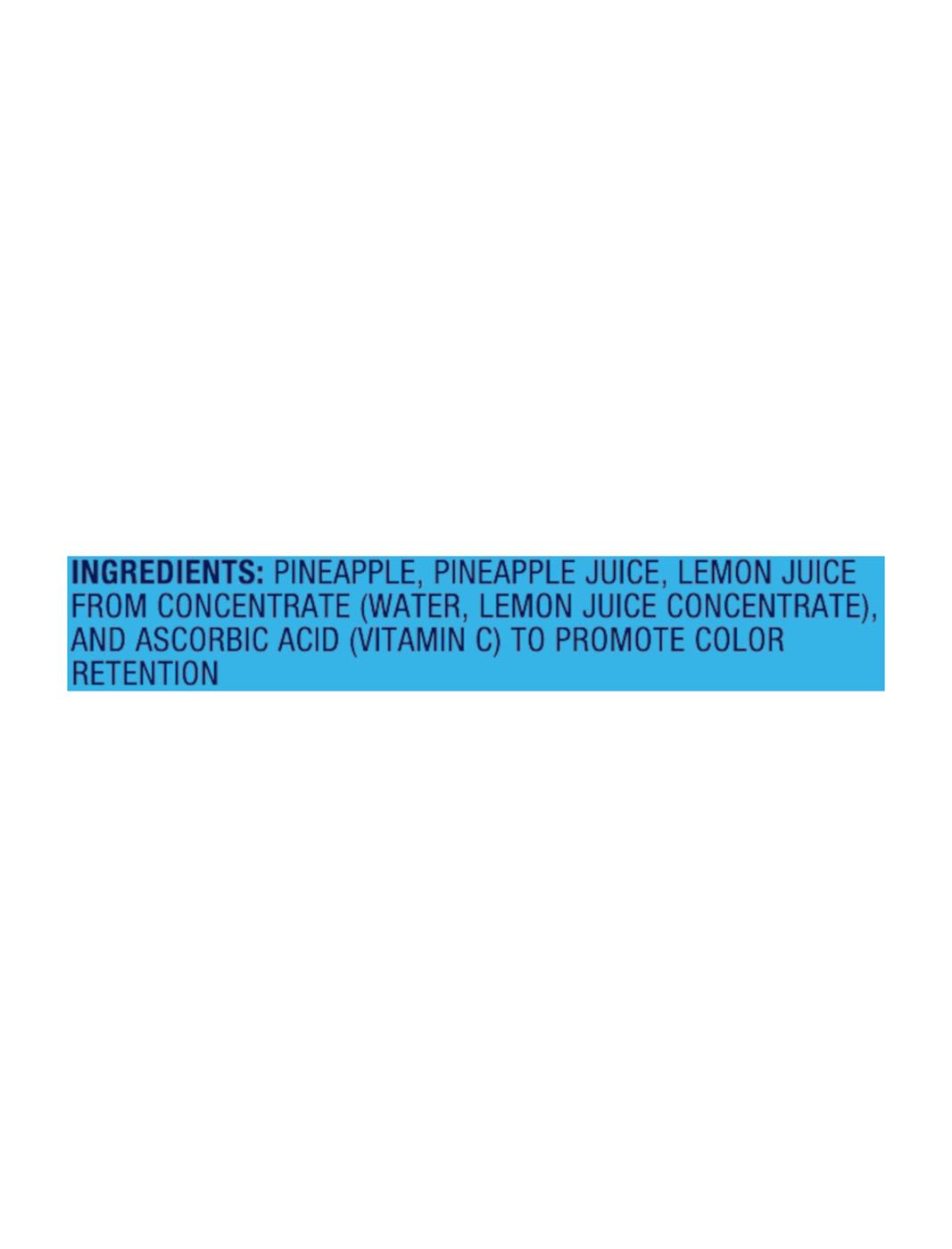 Dole Fruit Bowls - Pineapple Paradise Tidbits in 100% Juice; image 3 of 10