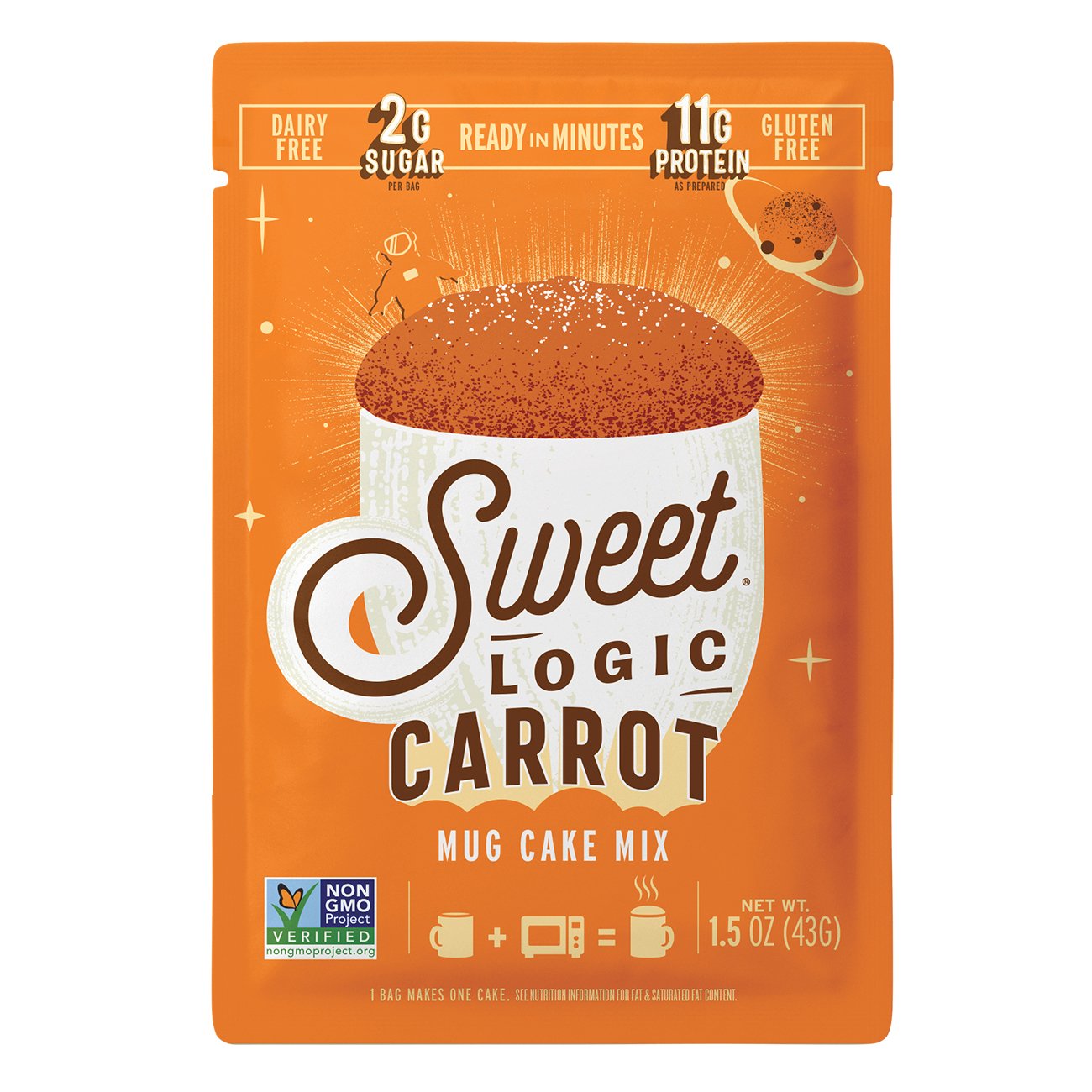 Sweet Logic Carrot Muffin Mug Mix, 1.5 oz