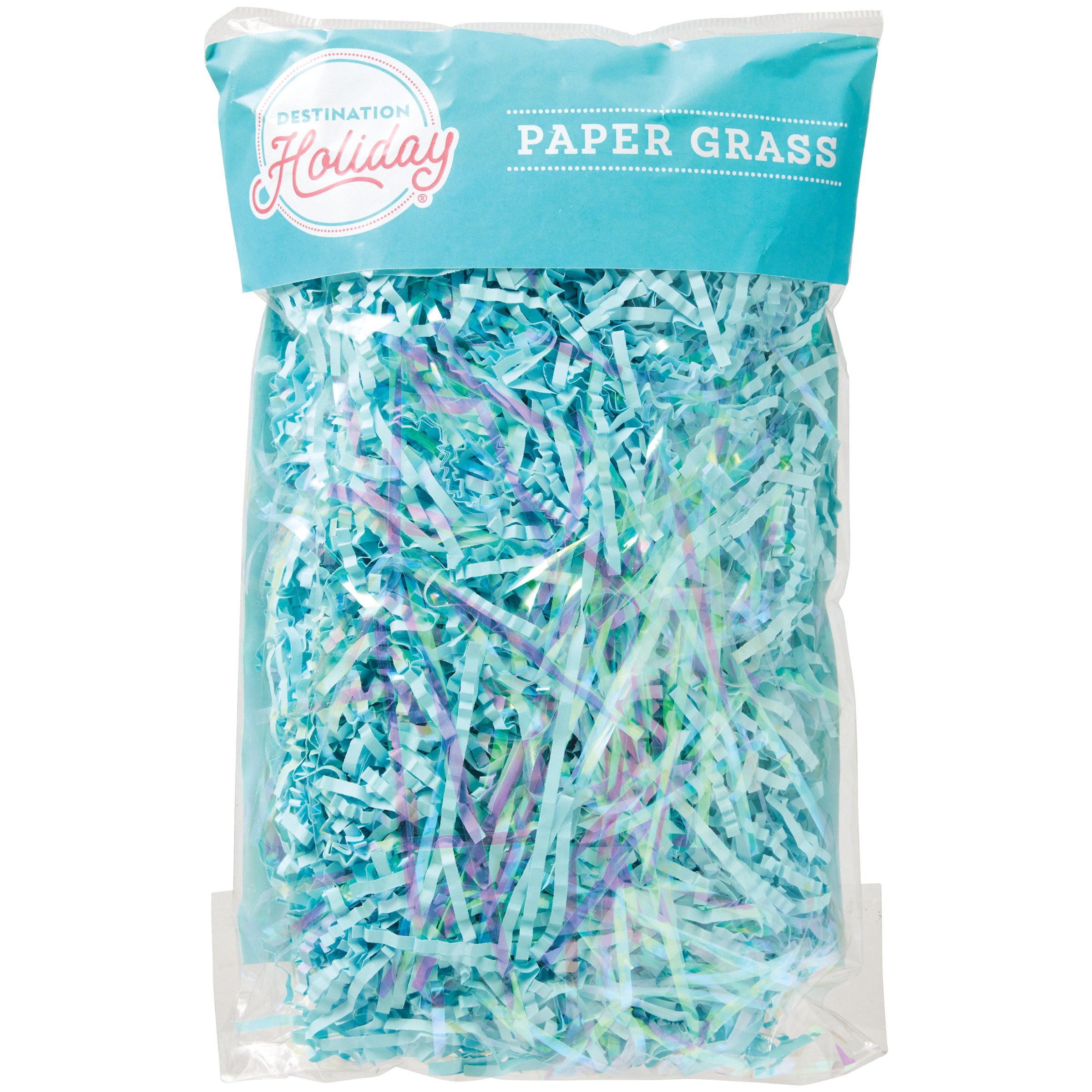 Destination Holiday Iridescent Easter Grass Filler Blue Shop