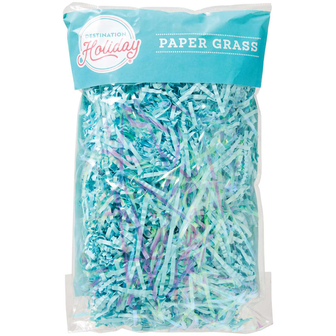 Destination Holiday Iridescent Easter Grass Filler - Blue; image 1 of 2