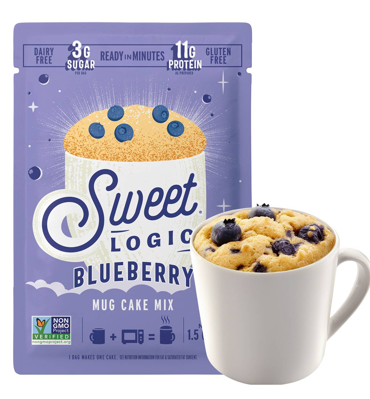 Sweet Logic Blueberry Muffin Mug Mix; image 2 of 3