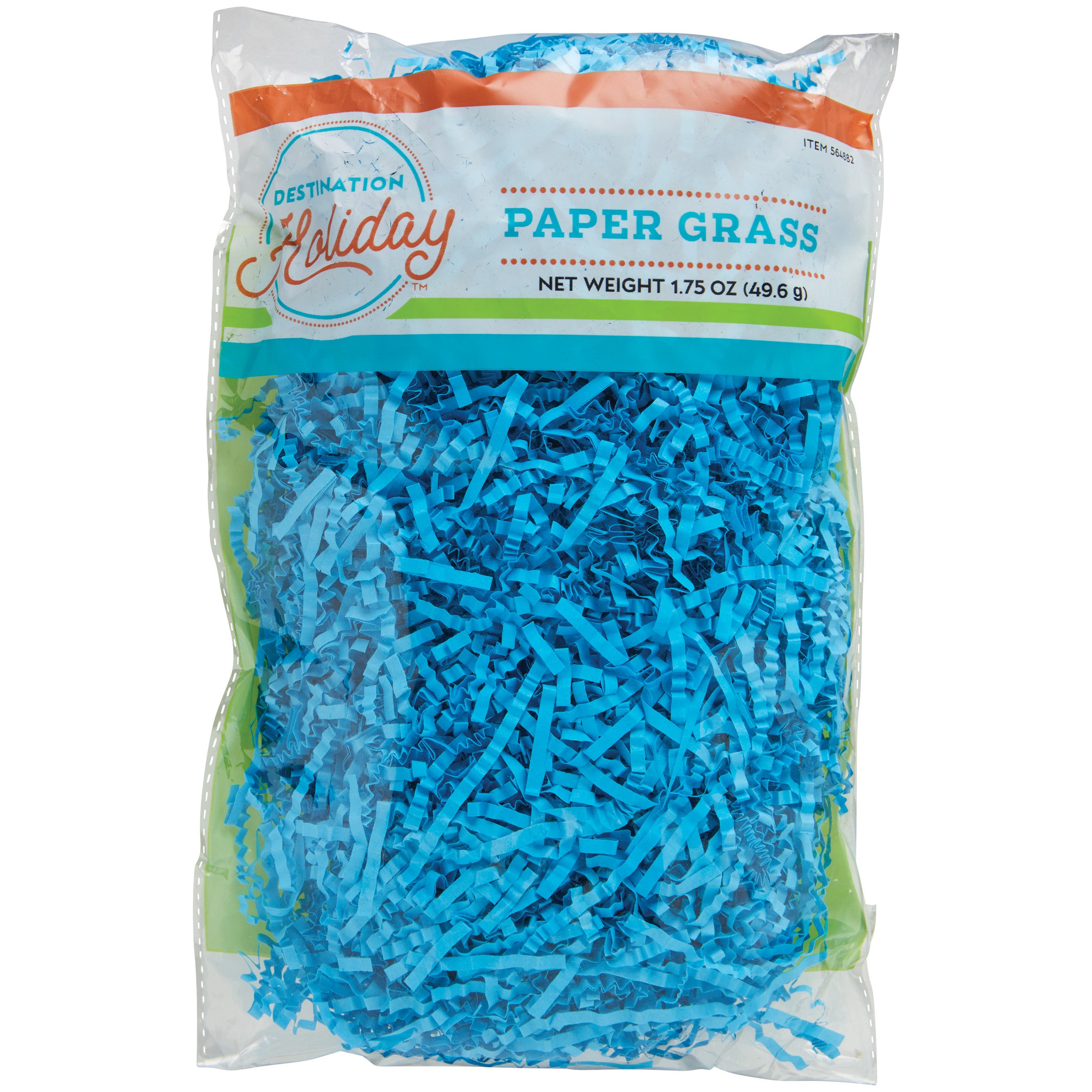 Destination Holiday Neon Paper Easter Grass Filler Blue Shop