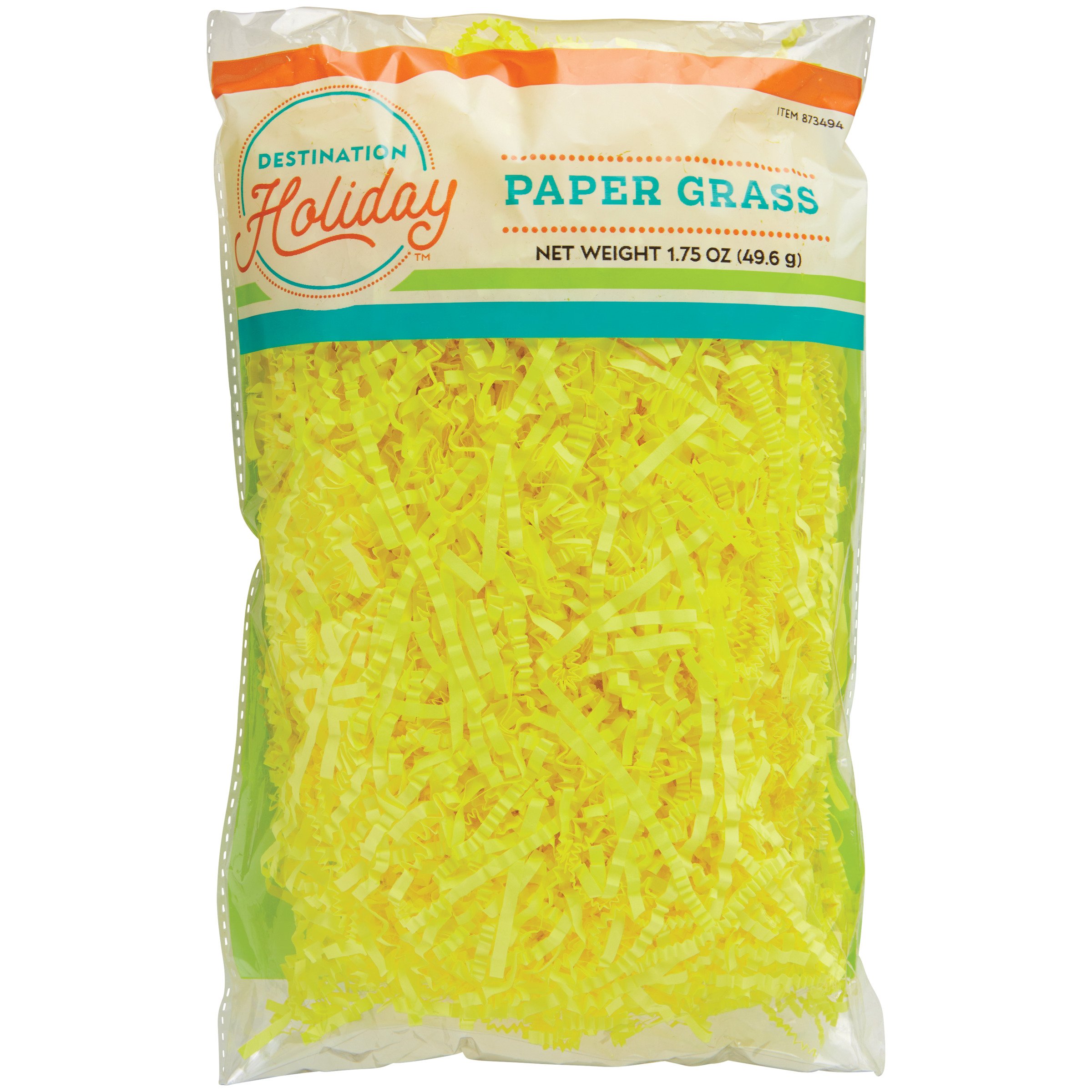 Destination Holiday Neon Paper Easter Grass Filler Yellow Shop