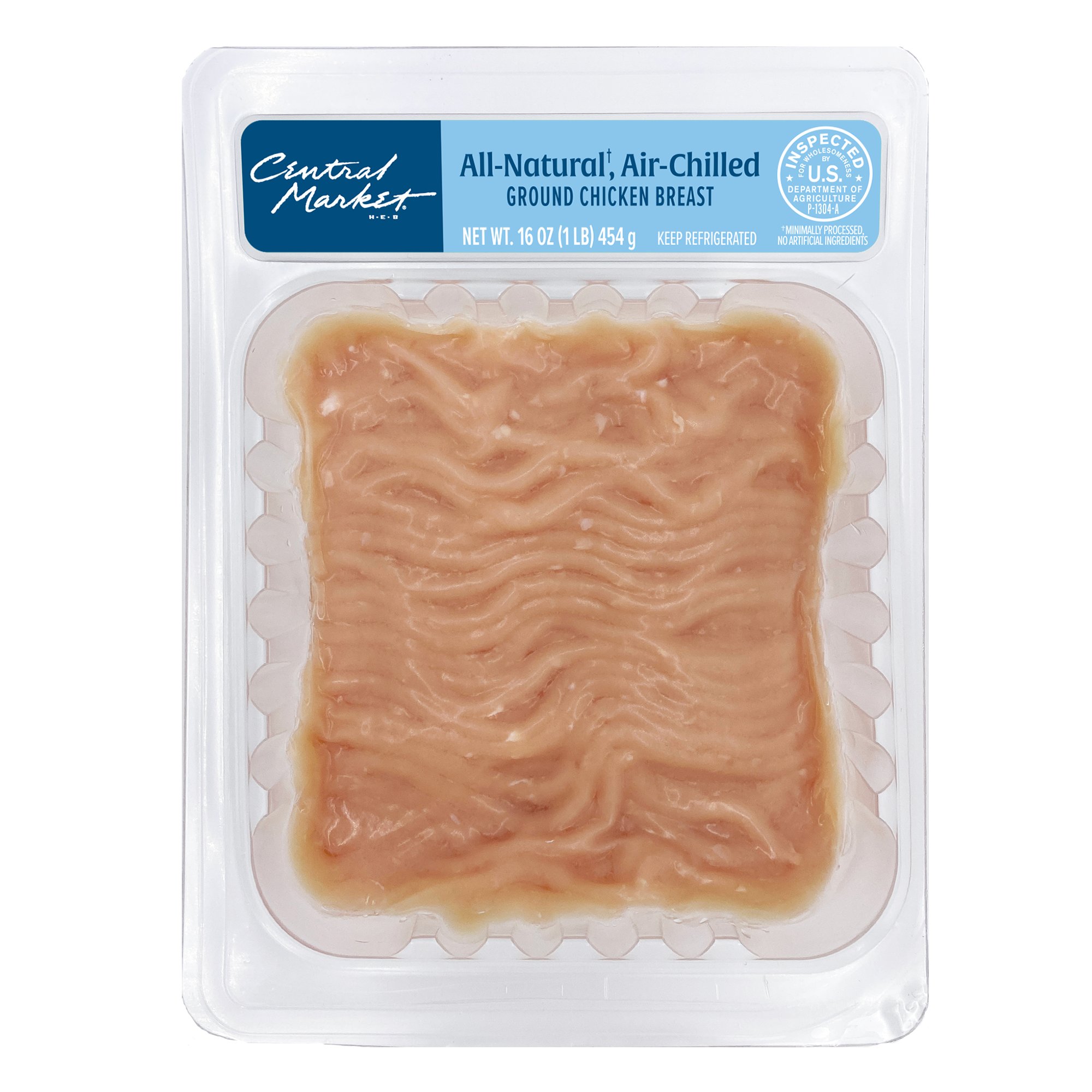 Central Market AllNatural AirChilled Ground Chicken Breasts Shop at