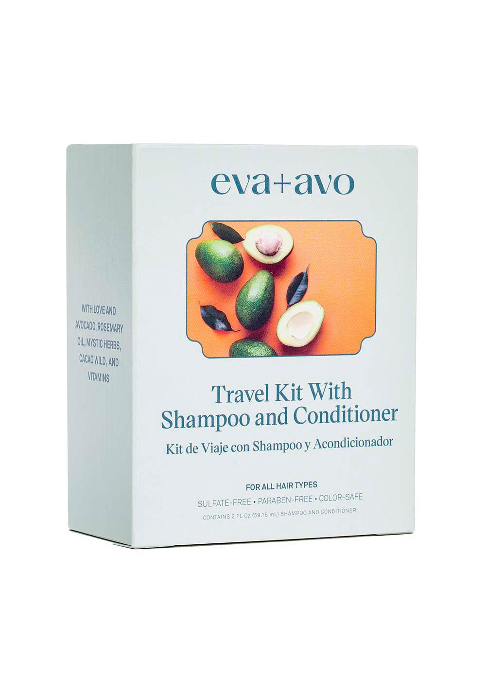 Eva + Avo Travel Kit with Shampoo and Conditioner; image 1 of 3