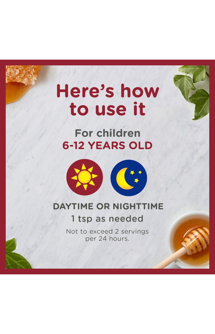 Zarbee's Kids All-in-One Cough Day & Night Liquid - Grape; image 3 of 7