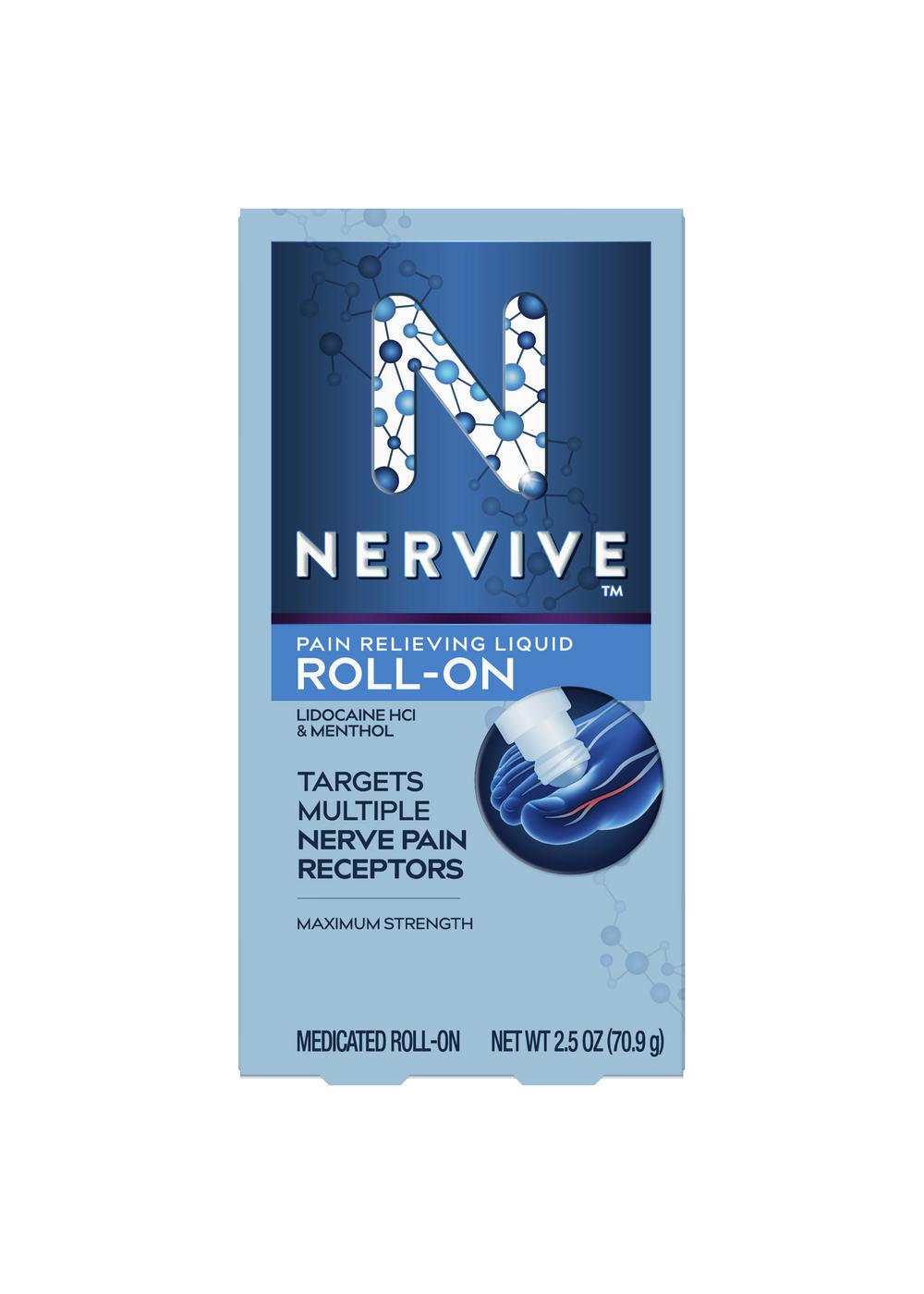 Nervive Max Strength Nerve Care Pain Relieving Roll-On Liquid; image 1 of 10