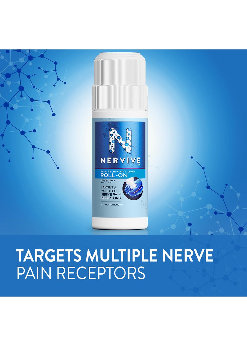 Nervive Max Strength Nerve Care Pain Relieving Roll-On Liquid; image 4 of 10