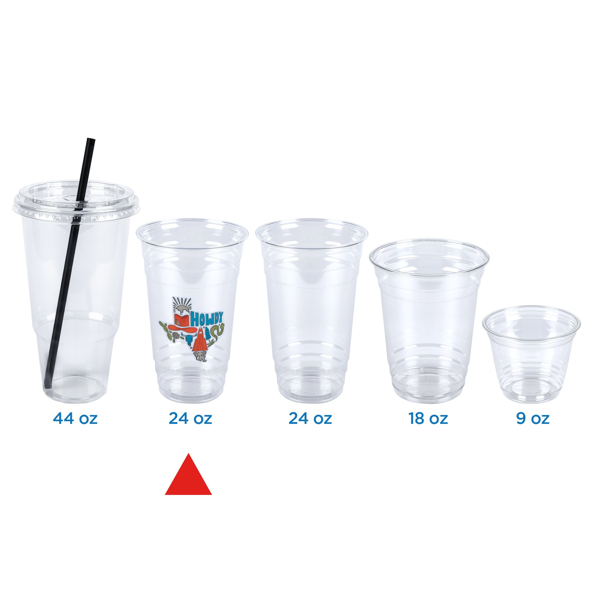 Chinet Cut Crystal Plastic Cups - Shop Drinkware at H-E-B