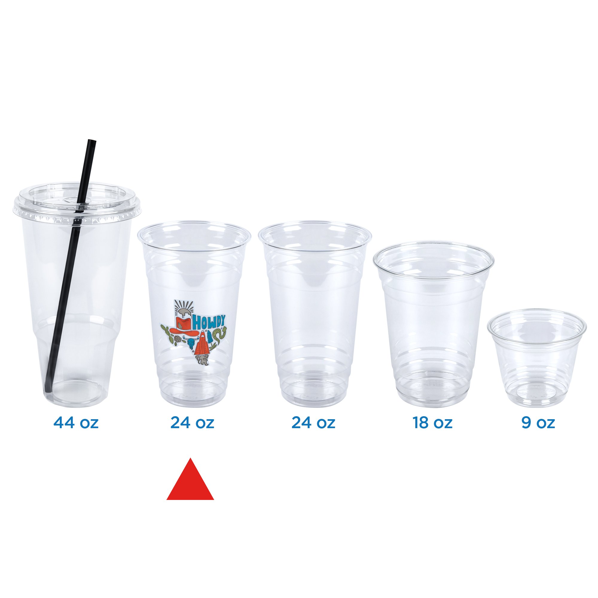 Hill Country Essentials Party 18 oz Plastic Cups - Shop Drinkware at H-E-B