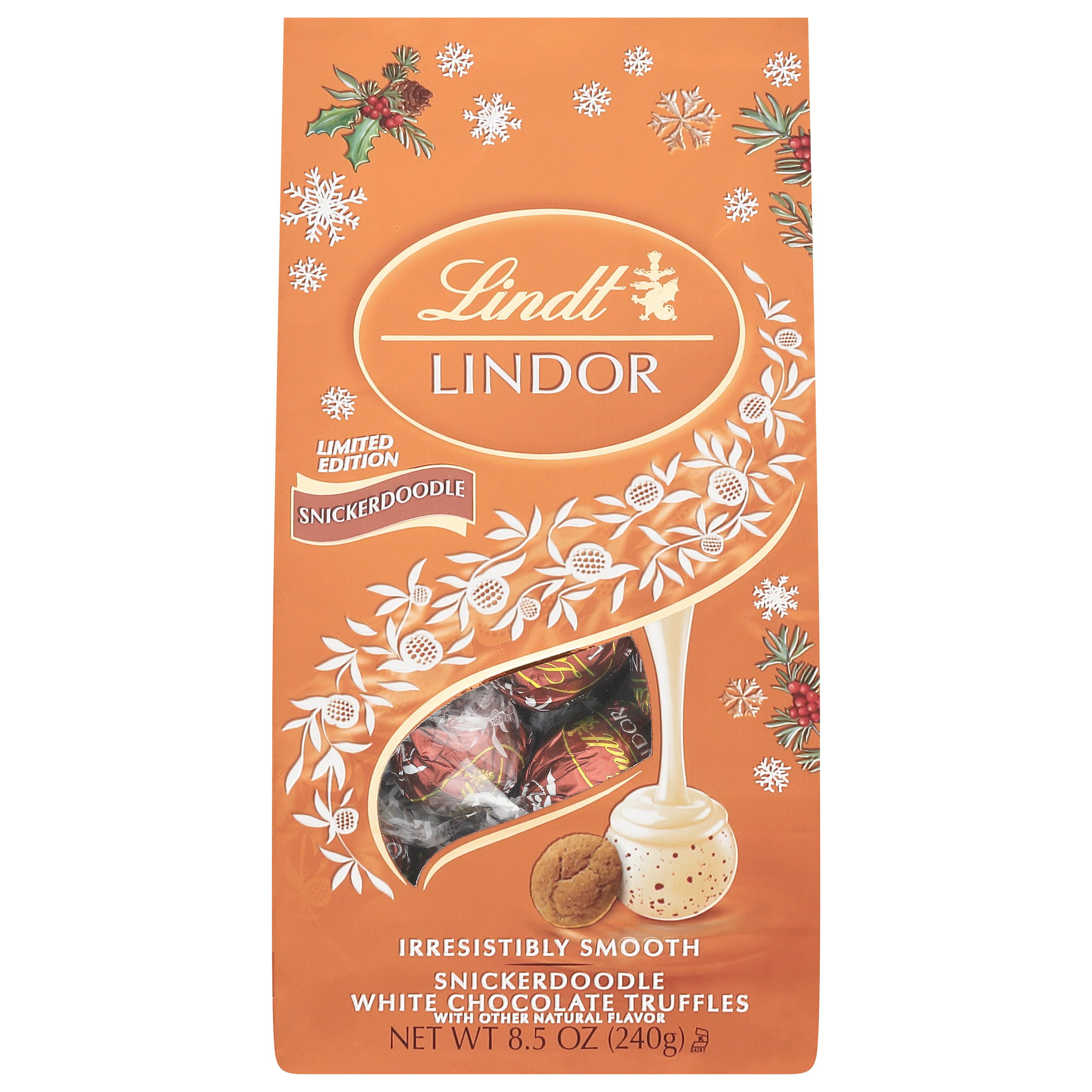 Lindt Lindor Snickerdoodle White Chocolate Truffles Christmas Candy