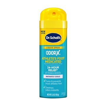 Dr. Scholl's Odor-X Athlete's Foot Medicated Liquid Spray, 5.3 oz