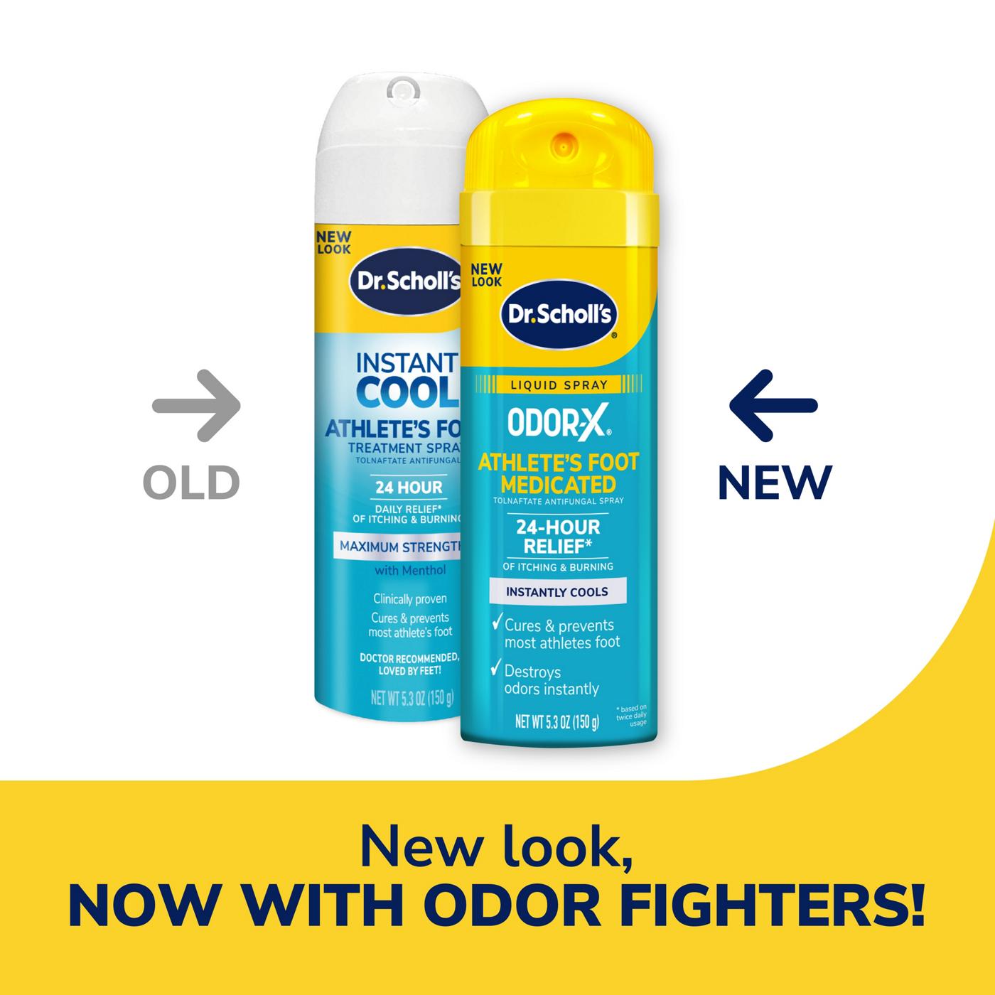 Dr. Scholl's Odor-X Athlete's Foot Medicated Liquid Spray; image 2 of 9