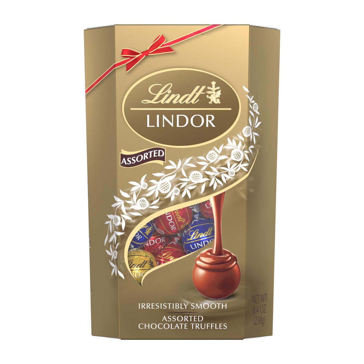 Lindt Lindor Assorted Milk Chocolate Truffles Christmas Candy; image 1 of 2