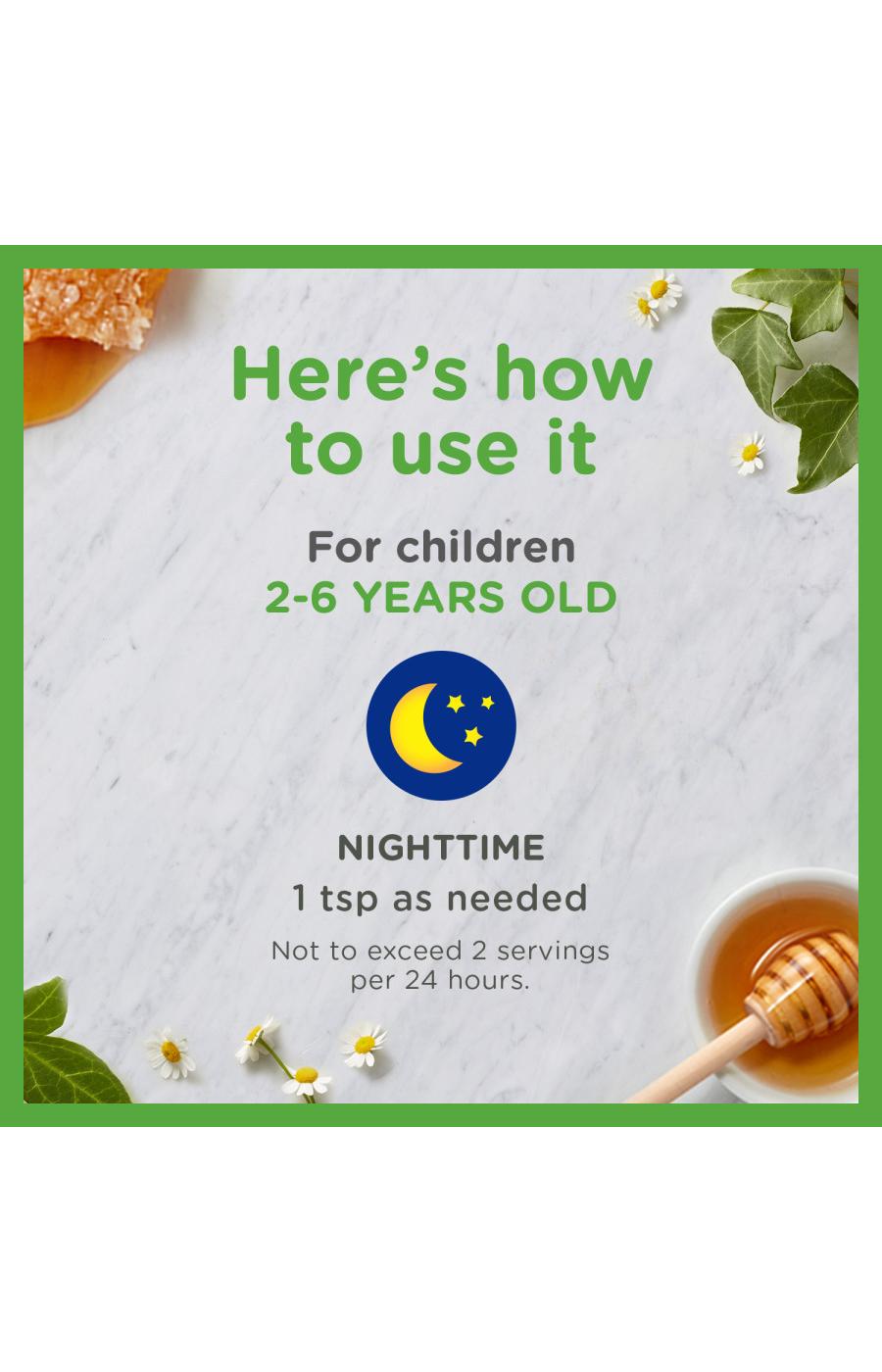 Zarbee's Kids Cough + Mucus Nighttime Liquid - Berry; image 3 of 7