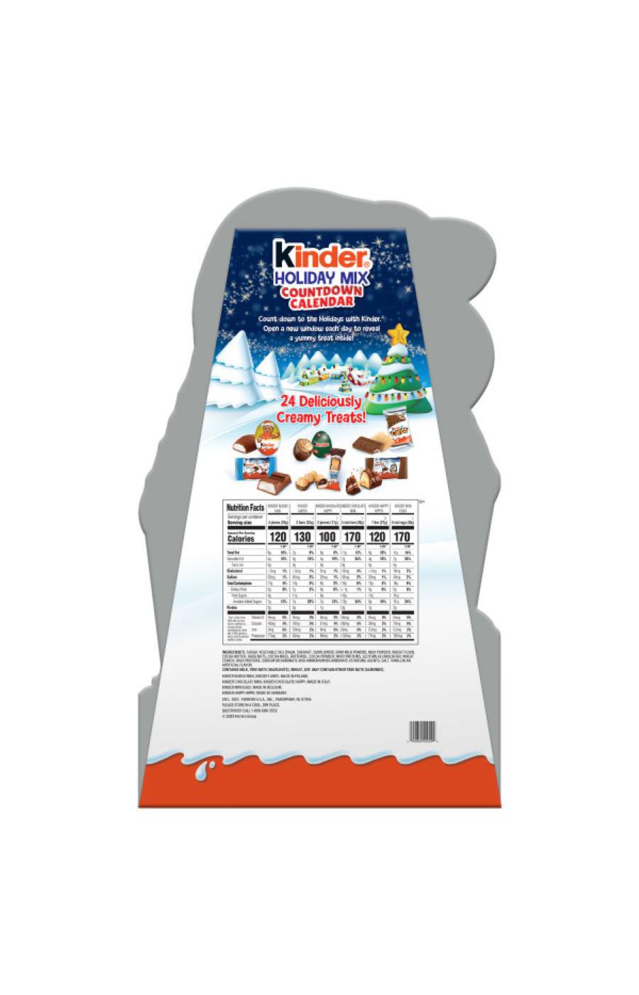 Kinder Holiday Mix Gingerbread House Countdown Calendar; image 2 of 2