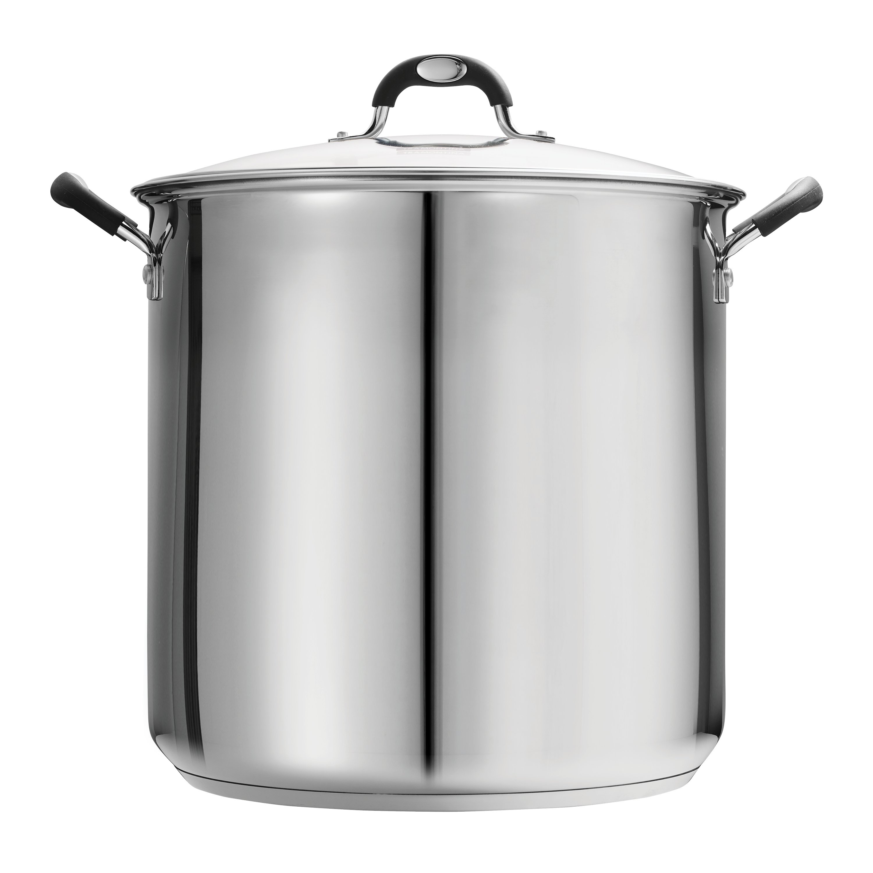 Tramontina Stainless Steel Stock Pot with Glass Lid Shop Stock pots