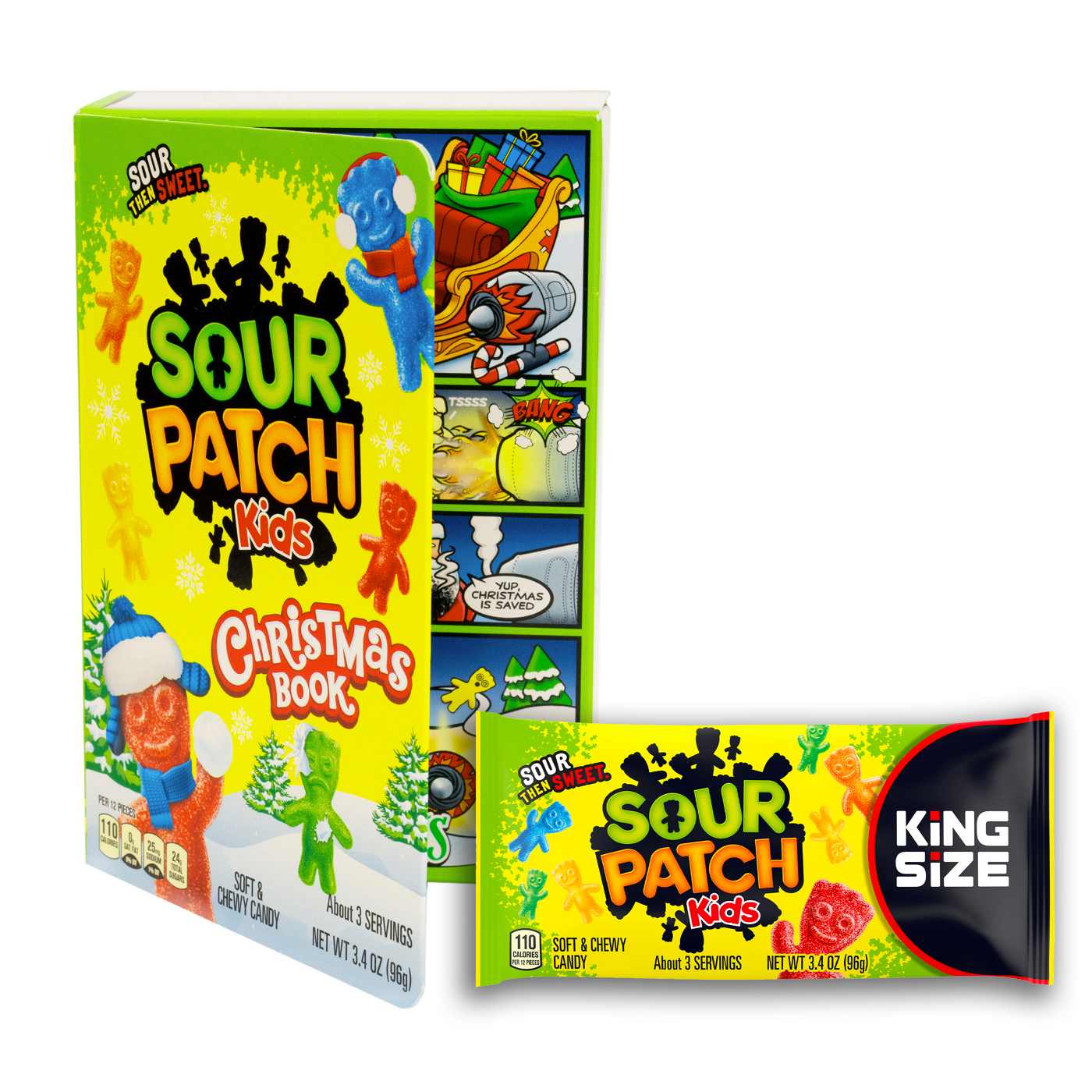 Sour Patch Kids Candy Christmas Book Stocking Stuffer; image 6 of 11