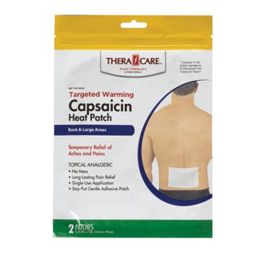 TheraCare Capsaicin Heat Patch, 2 ct