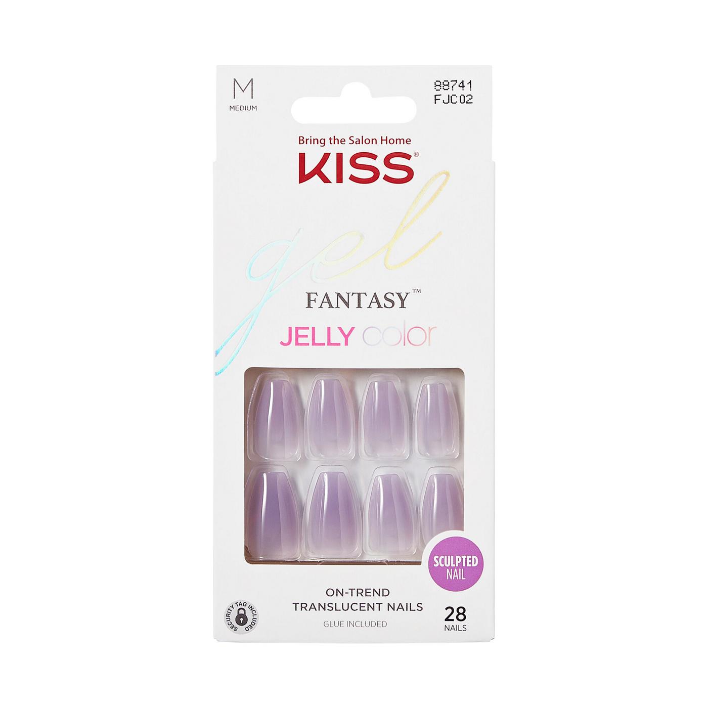 KISS Jelly Fantasy Medium Nails - Quince Jelly; image 1 of 5