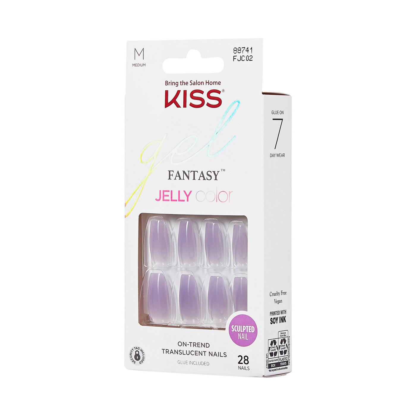 KISS Jelly Fantasy Medium Nails - Quince Jelly; image 2 of 5