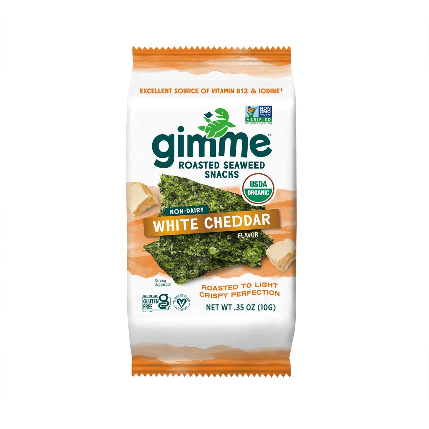 Gimme Roasted Seaweed Snack White Cheddar; image 1 of 8