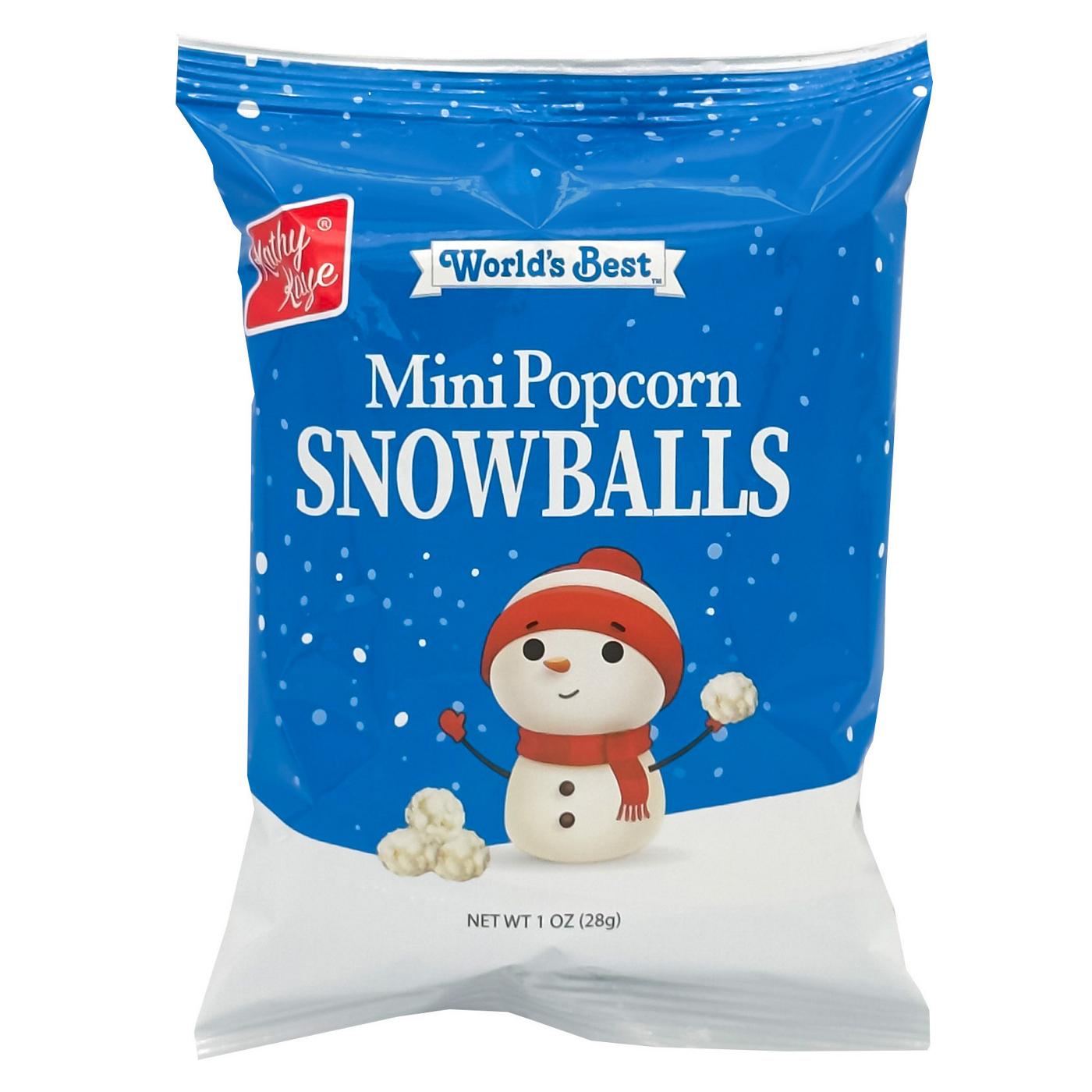 Kathy Kaye Mini Christmas Popcorn Snowballs; image 1 of 2