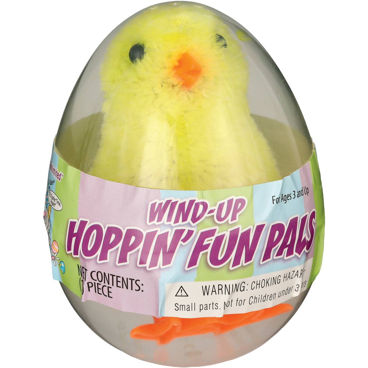 Easter Unlimited Wind-Up Plush Hoppin' Fun Pals- Assorted; image 2 of 2