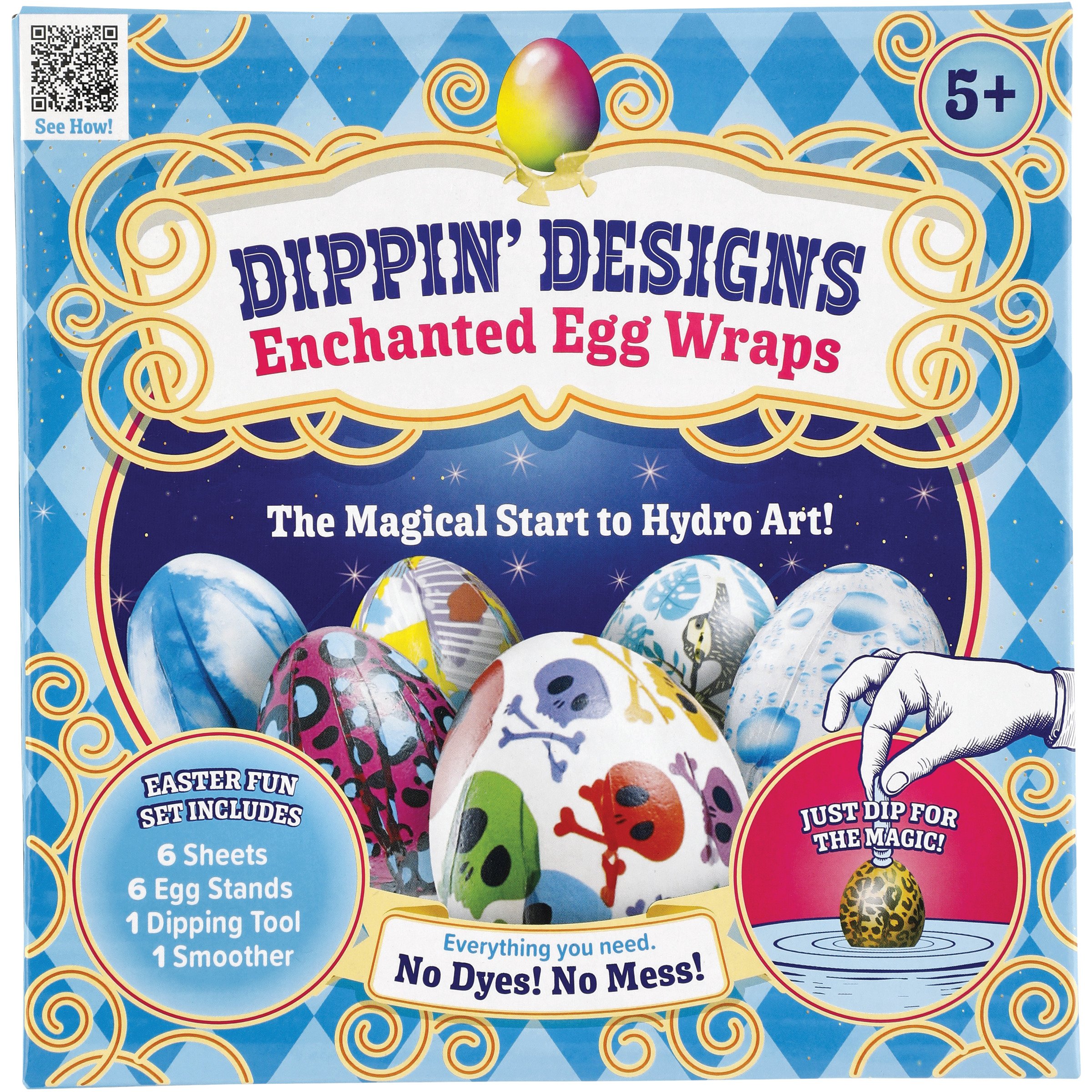 Little Kids Dippin' Designs Enchanted Egg Wraps Shop Seasonal decor